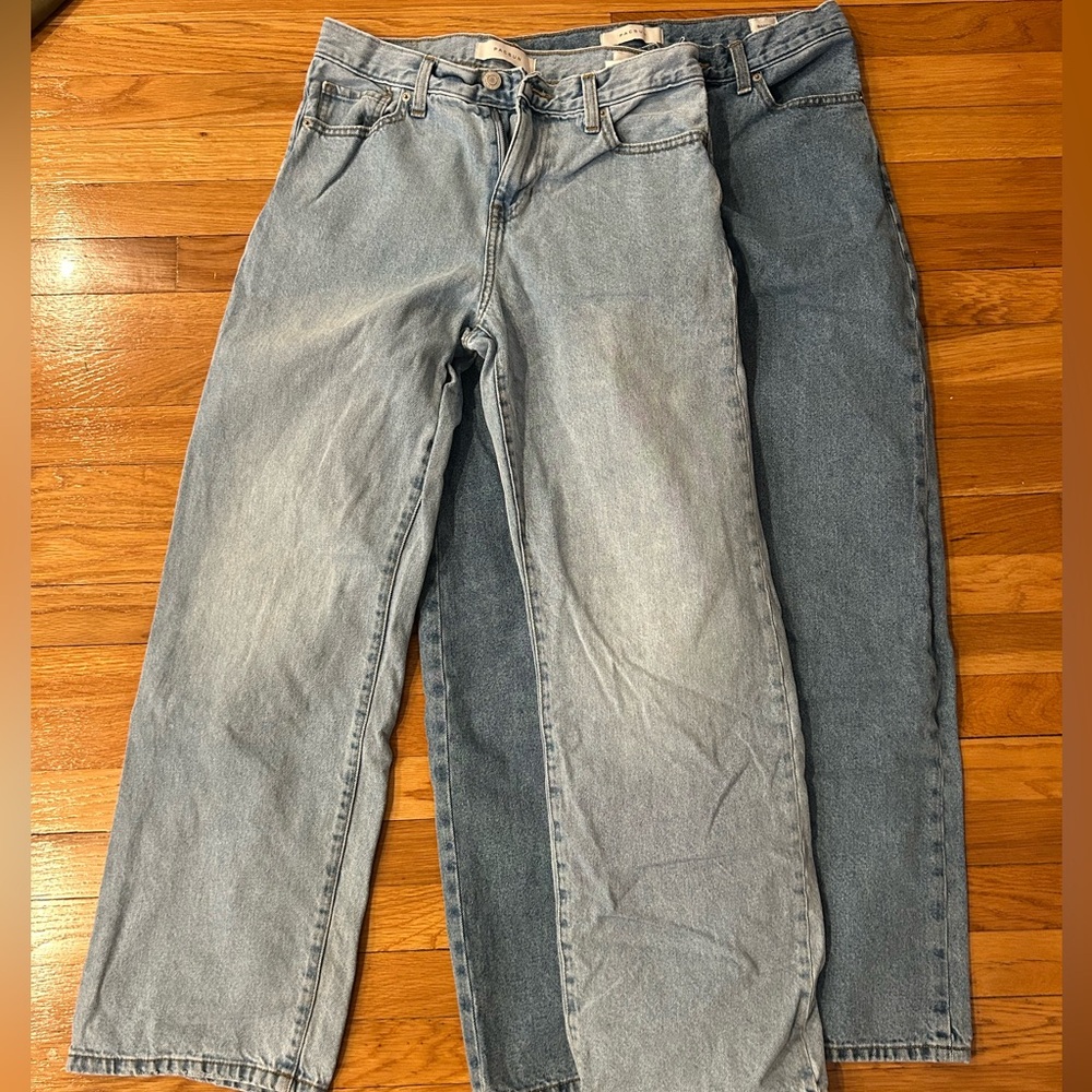 PacSun Men’s Blue Baggy Jeans - Two pairs